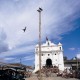 View from Santo Tomas church and the flying pole