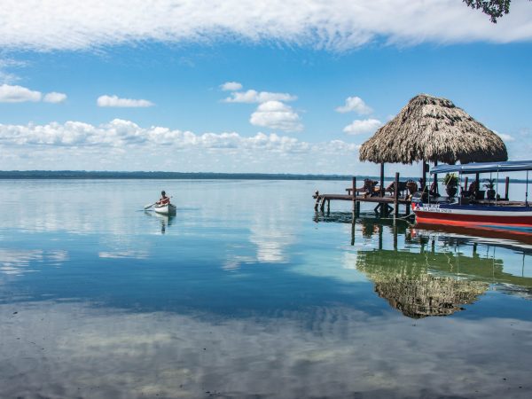 Lake Petén Itza and Actun Can Caves Tour