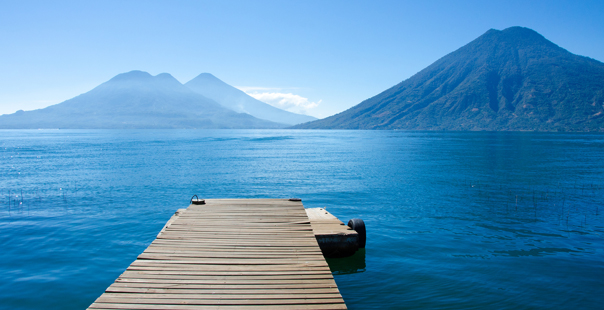 Lake Guatemala in the maya mountains